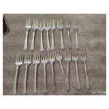 Huge Heirloom Damask Sterling Silverware Lot - WOW!