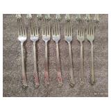 Huge Heirloom Damask Sterling Silverware Lot - WOW!