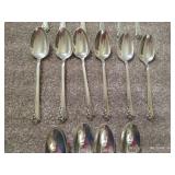 Huge Heirloom Damask Sterling Silverware Lot - WOW!