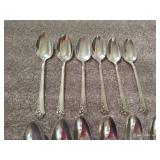 Huge Heirloom Damask Sterling Silverware Lot - WOW!