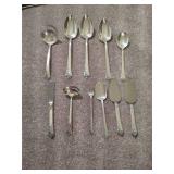Huge Heirloom Damask Sterling Silverware Lot - WOW!