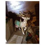 Shelf of Fitz & Floyd Christmas Items