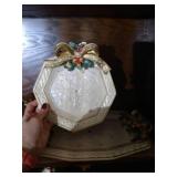 Shelf of Fitz & Floyd Christmas Items