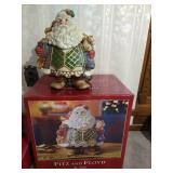 Fitz & Floyd Santa Cookie Jar With Box
