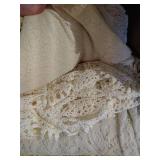 Box of Lace Tablecloths & Doilies