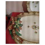 Fitz & Floyd Florentine Platter With Box & Bowl