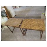 (2) Wood Folding Tables