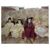 (4) Antique Dolls