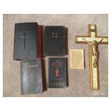 Vintage Bibles & Cross