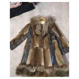 Vintage Otter Skin Fur Coat