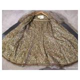 Vintage Otter Skin Fur Coat