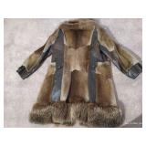 Vintage Otter Skin Fur Coat