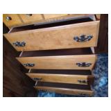 Beautiful Vintage Maple Chest of Drawers