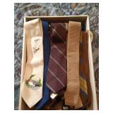 Box of Vintage Ties