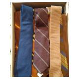 Box of Vintage Ties