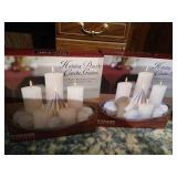 (2) Sets of Candle Decor