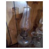 (2) Hurricane Lamps & (2) Extra Chimneys