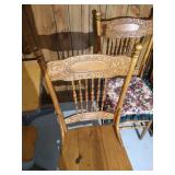 (5) Vintage Sturdy Wooden Chairs