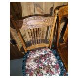(5) Vintage Sturdy Wooden Chairs