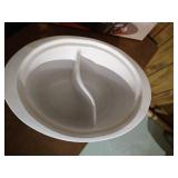 Divided Crock Pot Insert & Roasting Pan