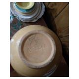 Vintage Dish Lot - Wooden Bowls, Keller Bowl, Etc