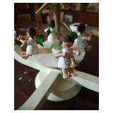 Decorative Wooden Candle Holder - Made in East Germany