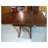 Vintage Wood Drop-Leaf Table
