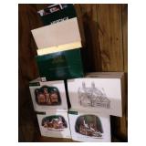 Dept 56 Dickens Village - (5) Buildings + Trees