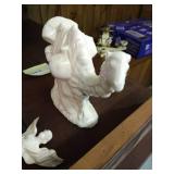 19-Piece White Porcelain Nativity Set