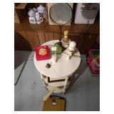 Vintage Bathroom Lot - Shelf, Scale, Accessories