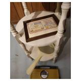 Vintage Bathroom Lot - Shelf, Scale, Accessories