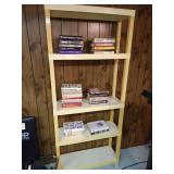 Plastic Shelf With Books