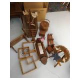 Lot of Wooden Home Decor