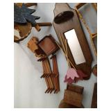 Lot of Wooden Home Decor