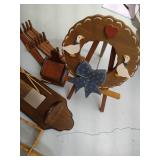 Lot of Wooden Home Decor