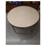 Vintage Round Folding Card Table