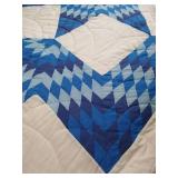 Queen Bed With Handmade Star Quilt