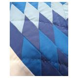 Queen Bed With Handmade Star Quilt