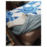 Queen Bed With Handmade Star Quilt