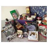 Huge Christmas Lot - Pillows, Hallmark Ornaments, Etc
