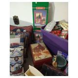 Huge Christmas Lot - Pillows, Hallmark Ornaments, Etc
