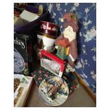 Huge Christmas Lot - Pillows, Hallmark Ornaments, Etc