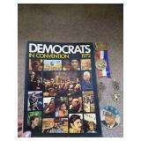 Vintage Democrat Party Memorabilia - Mostly 1972 Convention