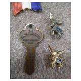 Vintage Democrat Party Memorabilia - Mostly 1972 Convention