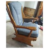 Wood Glider Rocker - Great Shape!