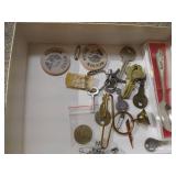 Treasure Lot - Vintage Buttons, Wooden Nickels, Etc