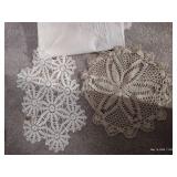 Large Lot of Vintage Linens, Doilies - Handanger, Etc