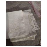 Large Lot of Vintage Linens, Doilies - Handanger, Etc