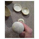 Vintage Wood, Metal & Porcelain Lot