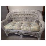 Wicker Bench/Loveseat